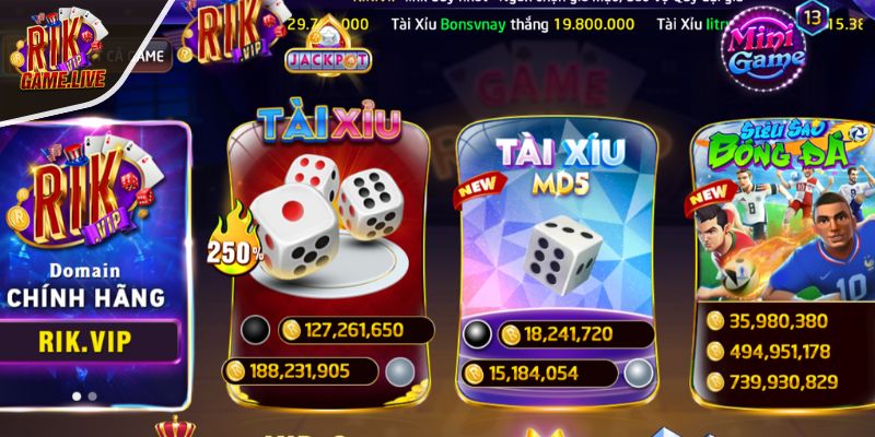 Giới thiệu Tài Xỉu RIKVIP